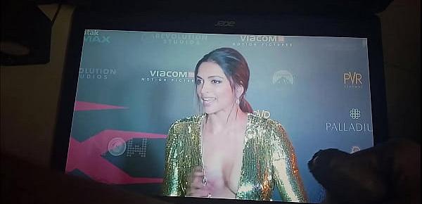 Watch Masturbation on deepika padukone cumshot cum tribute shag fap on boobs cleavage Sex Video