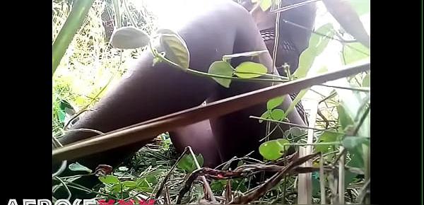 Watch Black pussy in fishnet outside Sex Video