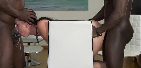 Watch Privateblack   lustful lady texas patti takes on 2 big black cocks Sex Video