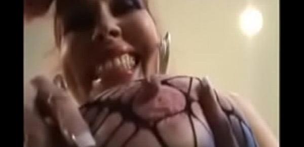 Watch Huge fake tits mom shows son lingerie pov Sex Video