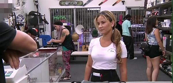Watch Tricked pawnshop amateur doggystyled Sex Video