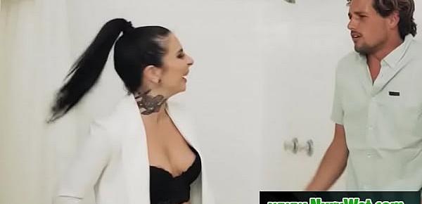 Watch Tatooed masseuse gives soapy handjob   tyler nixon joanna angel Sex Video
